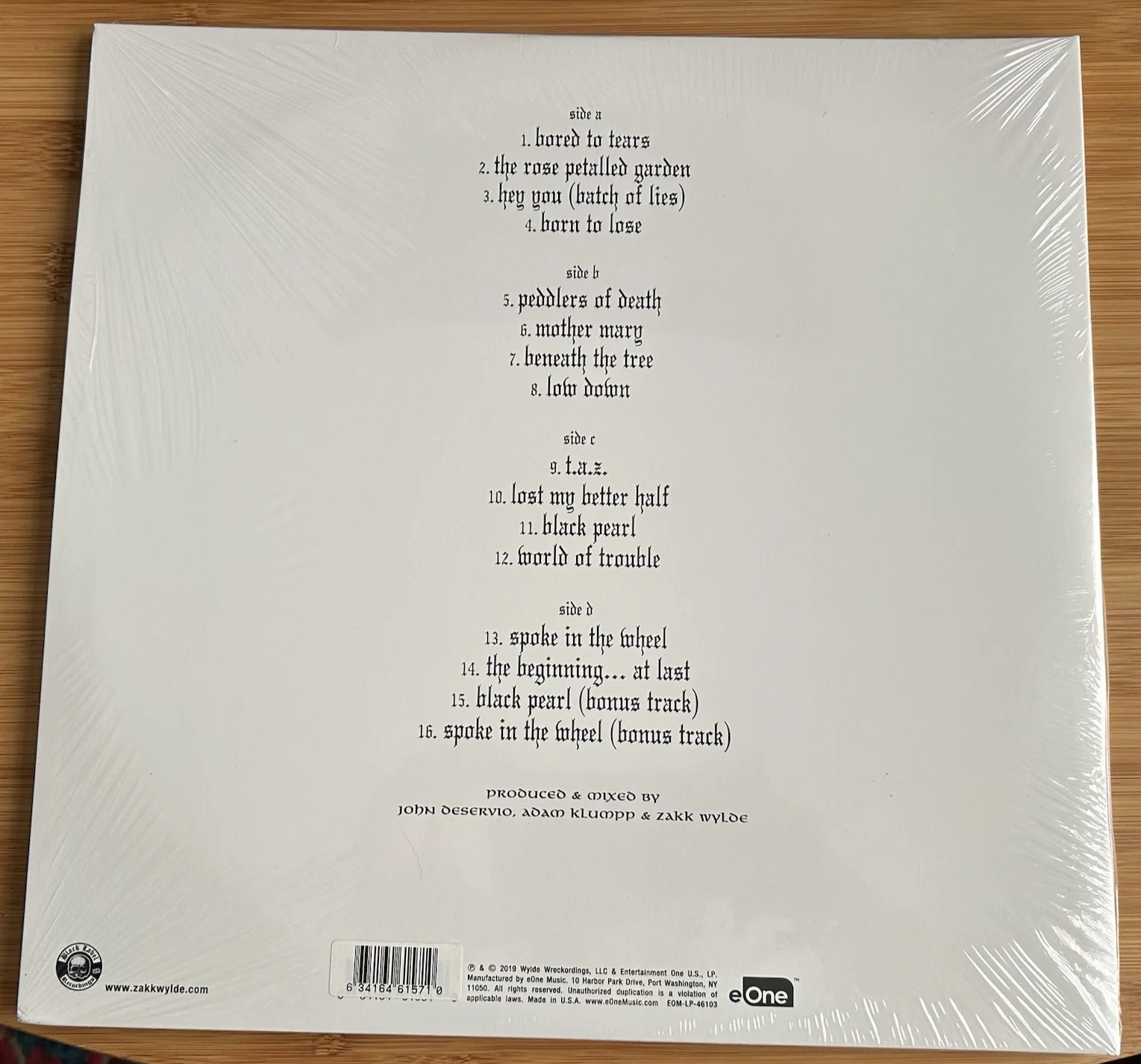 Black Label Society "Sonic Brew: 20th Anniversary Blend" Vinyl And Signed Cover, изображение 3