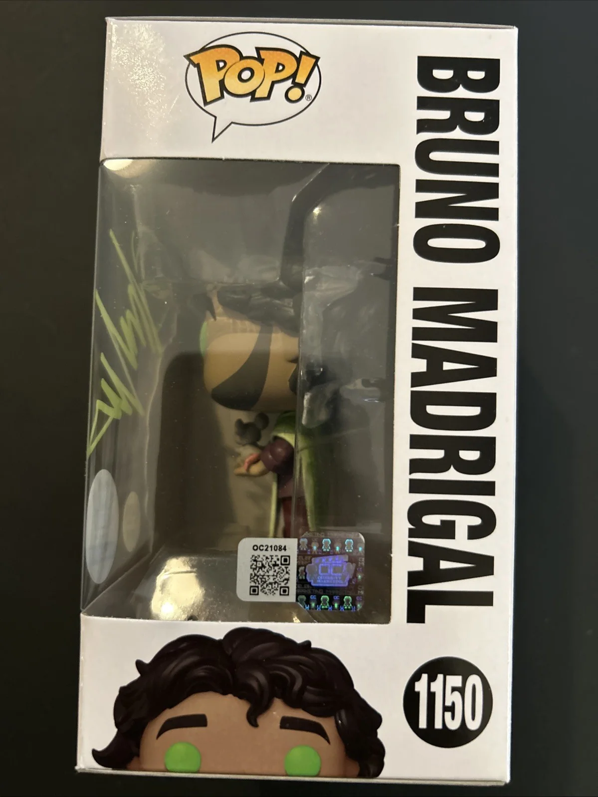 John Leguizamo — Funko Pop Encanto Bruno Madrigal 1150 John Leguizamo Signed Autographed OCCM COA, изображение 2