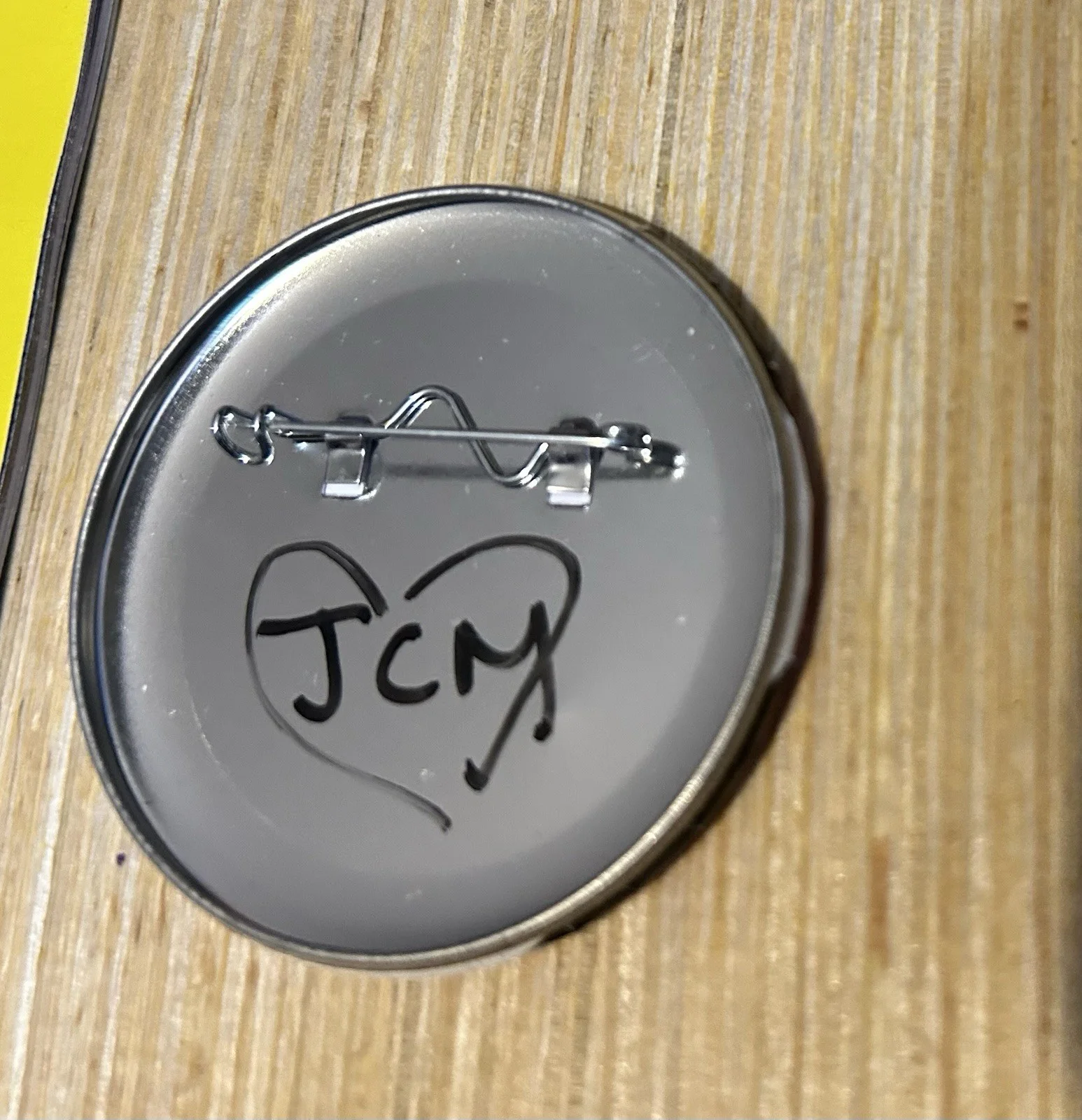 JOHN CAMERON MITCHELL SIGNED OH MARY PROMO PIN BUTTON + PLAYBILL HEDWIG NYC, image 3