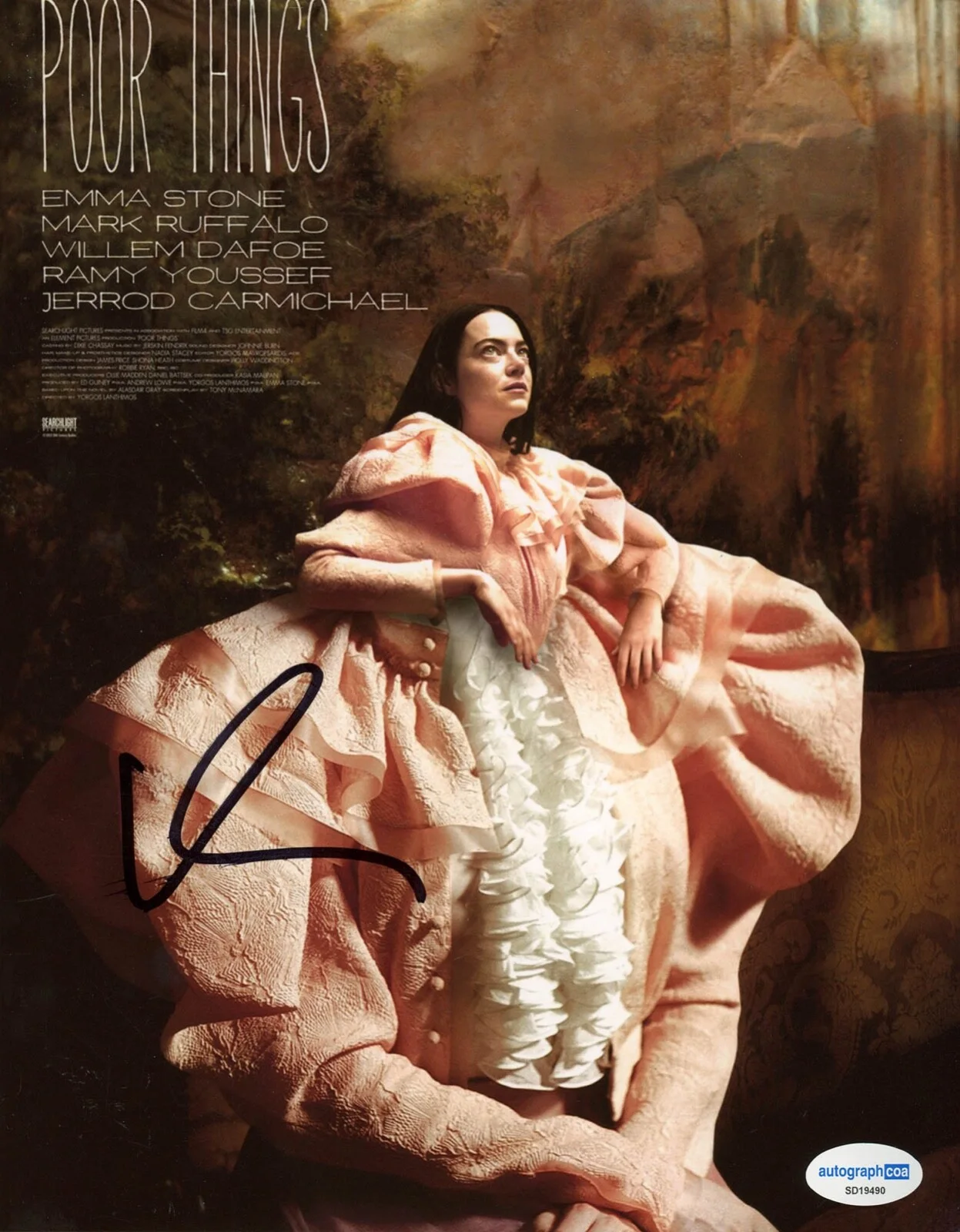WILLEM DAFOE — Willem Dafoe signed "POOR THINGS" 8x10 Photo a PROOF Dr. Godwin Baxter ACOA COA, image 3