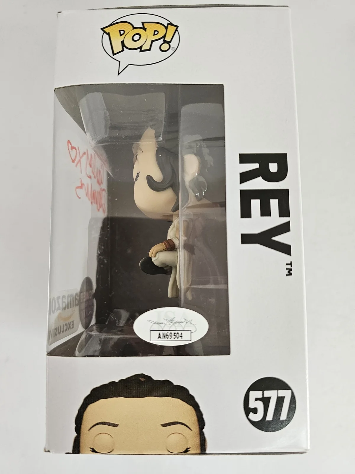 Cailey Fleming — Funko REY Power Of The Galaxy Star Wars Cailey Fleming signed JSA + Bonus Leia, изображение 4