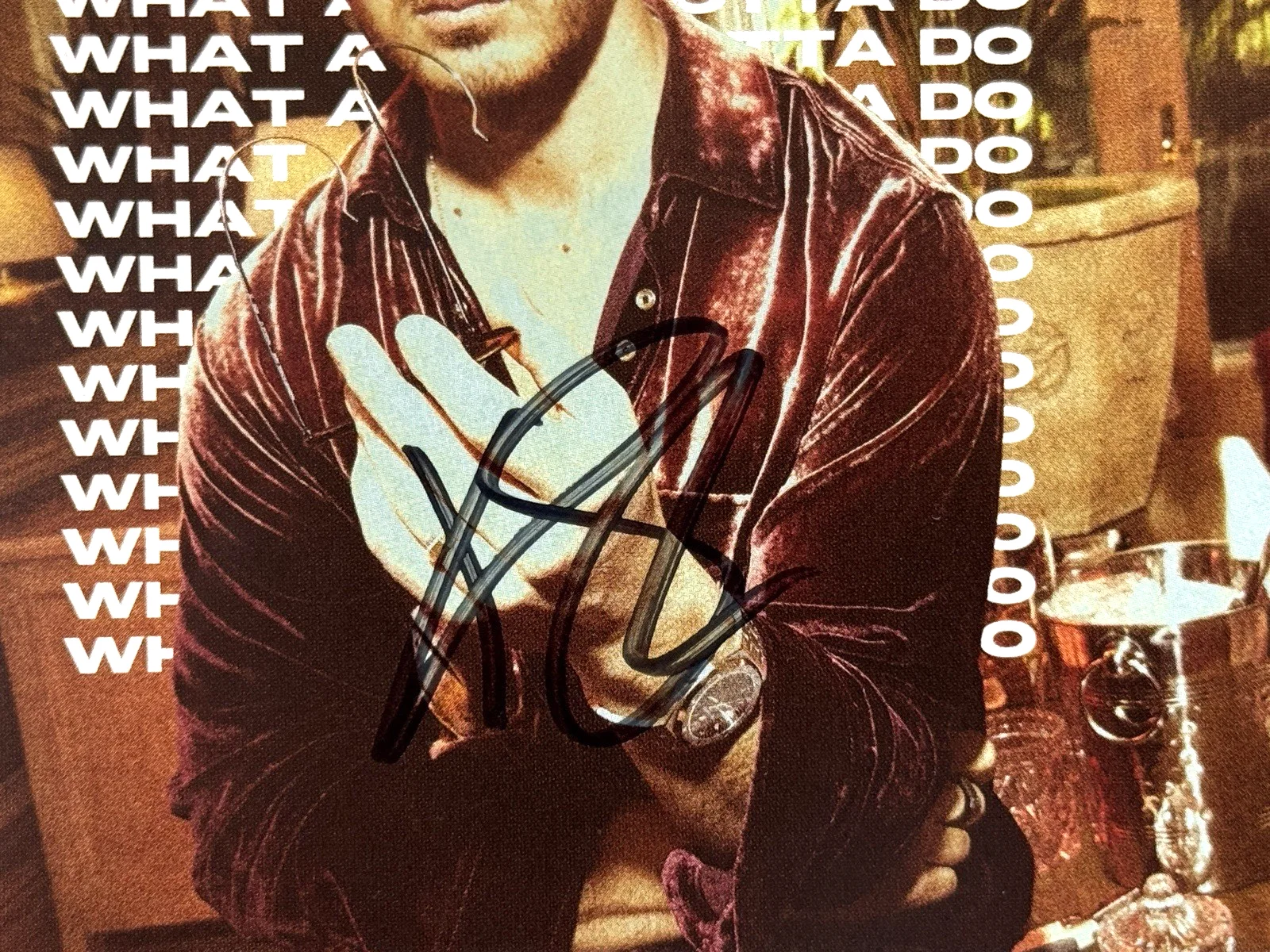 KEVIN JONAS Signed Autograph CD Booklet What a Man Gotta Do Jonas Brothers, image 3