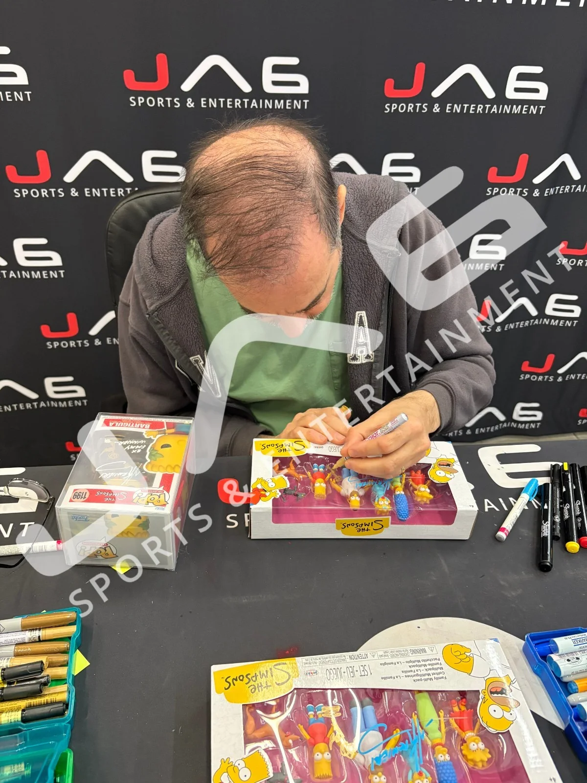 Nik Ranieri — Nik Ranieri autographed signed inscribed sketch figures JSA The Simpsons, image 3