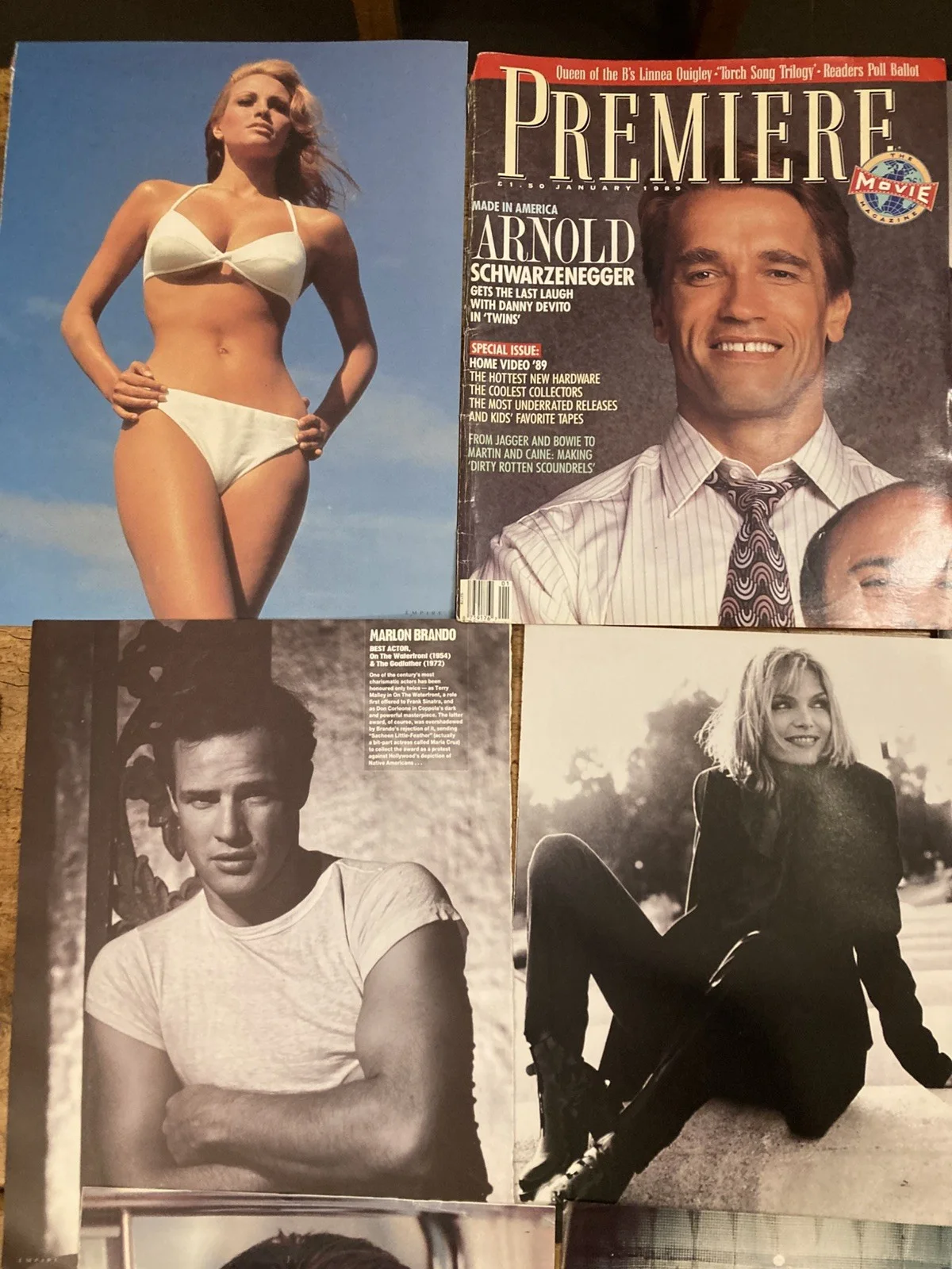 Movie Stars / Film Stars 1980s 1990s Pictures Ryan Travolta Slater Brando Welch, изображение 3