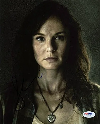 Lauren Cohan — Sarah Wayne Callies The Walking Dead Signed Authentic 8X10 Photo PSA #X12157, изображение 2