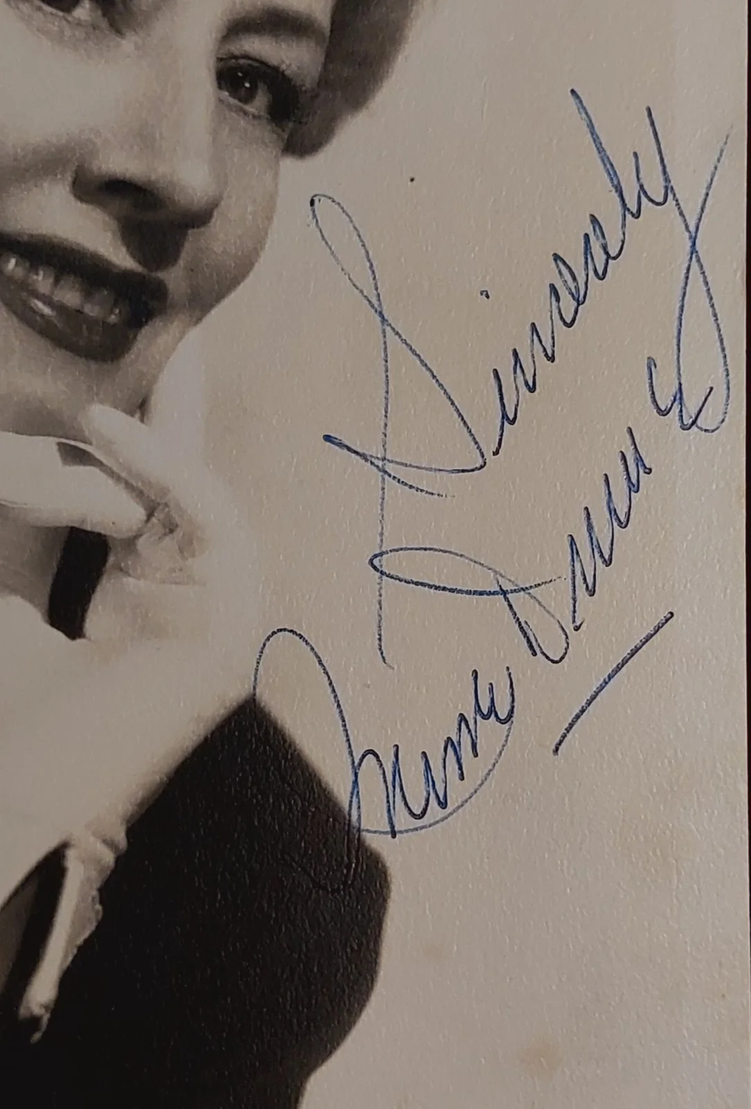 Olivia de Havilland — RARE IRENE DUNNE SIGNED AUTOGRAPHED PHOTO, image 4