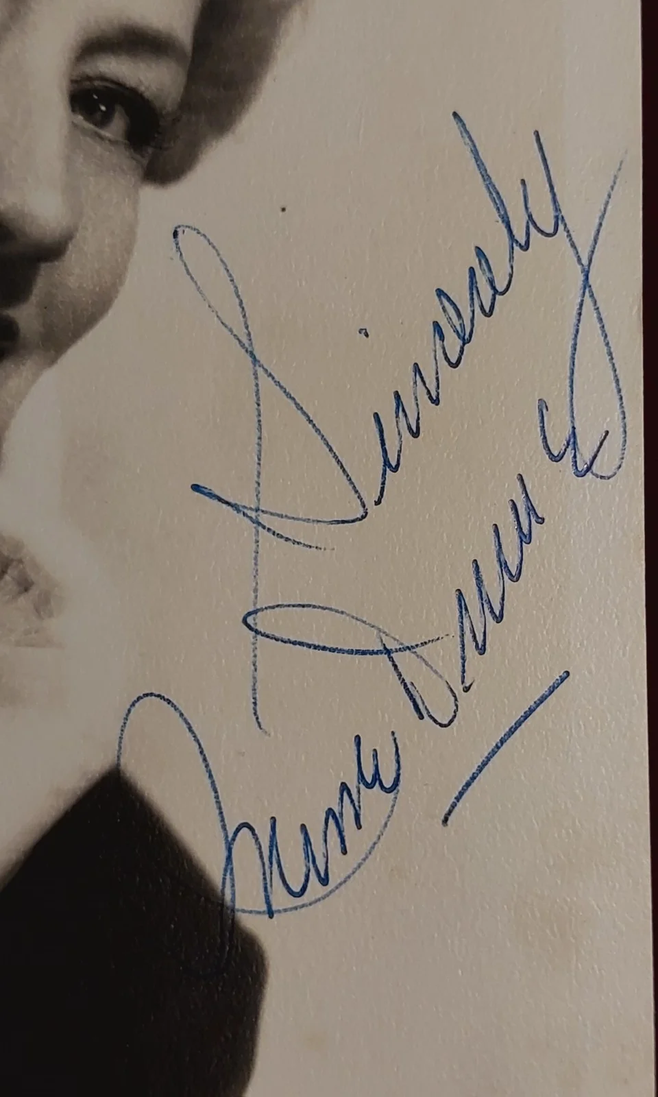 Olivia de Havilland — RARE IRENE DUNNE SIGNED AUTOGRAPHED PHOTO, image 5