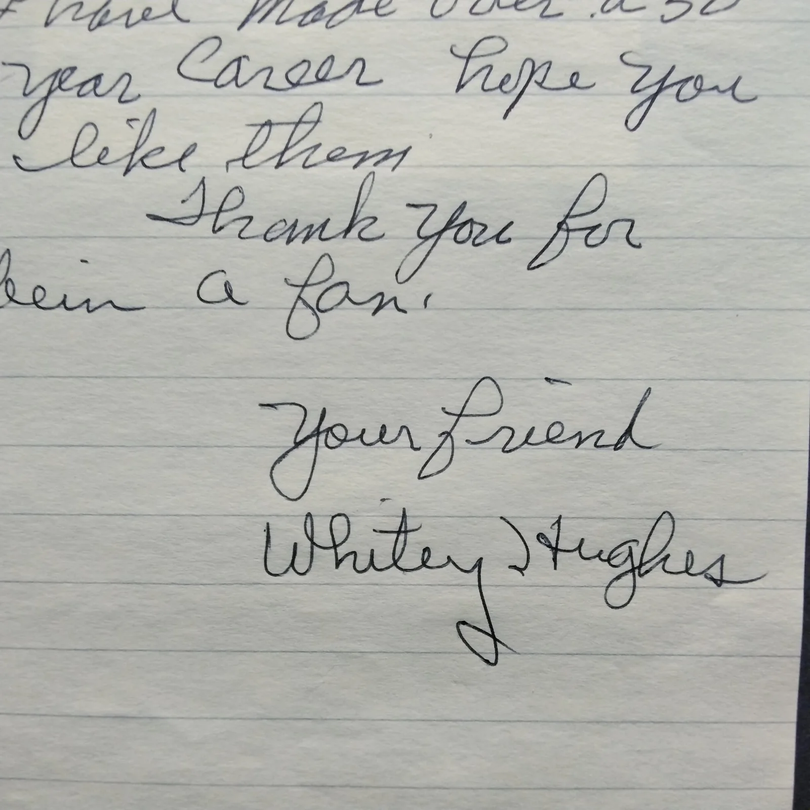 Whitey Hughes SIGNED Letter Photo Movie TV Stuntman Wild West Rifleman Westerns, изображение 4