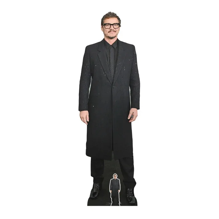 Pedro Pascal Cardboard Cutouts Twin Pack of 2 Lifesize Standees **Damaged**, image 2