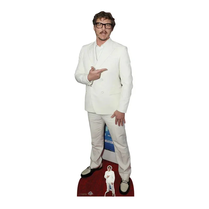 Pedro Pascal Cardboard Cutouts Twin Pack of 2 Lifesize Standees **Damaged**, image 3