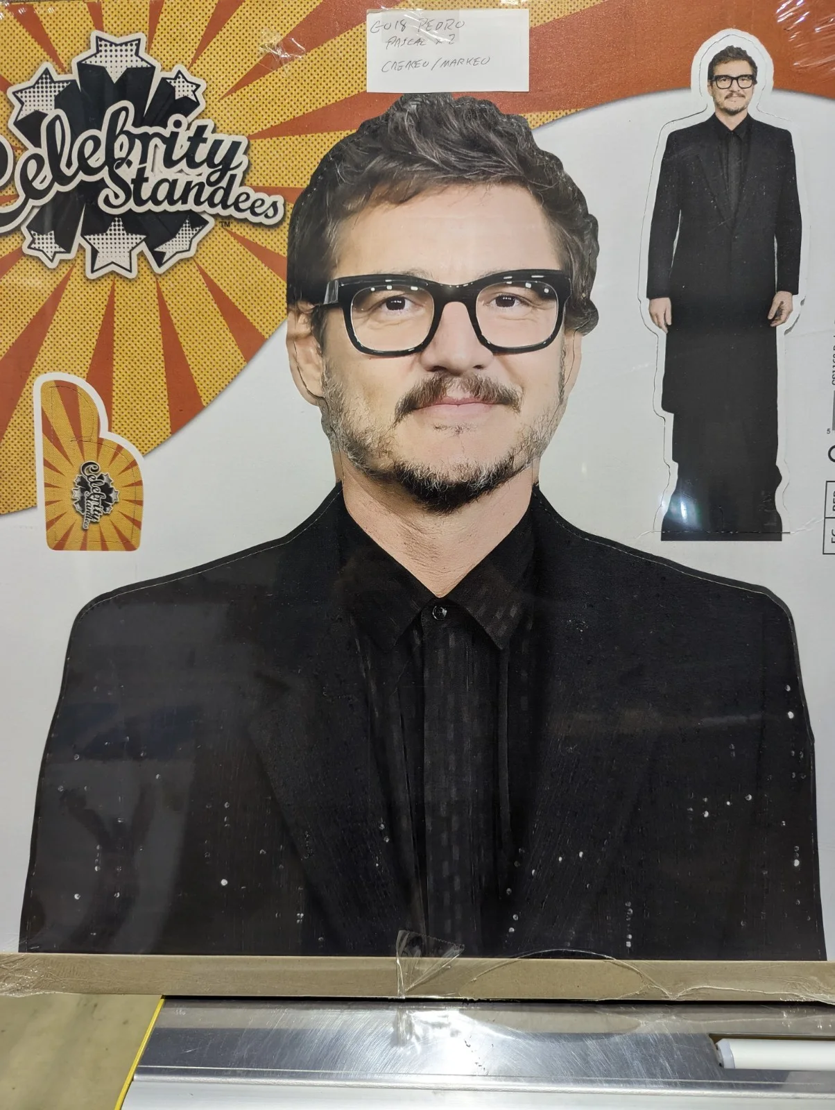 Pedro Pascal Cardboard Cutouts Twin Pack of 2 Lifesize Standees **Damaged**, image 4