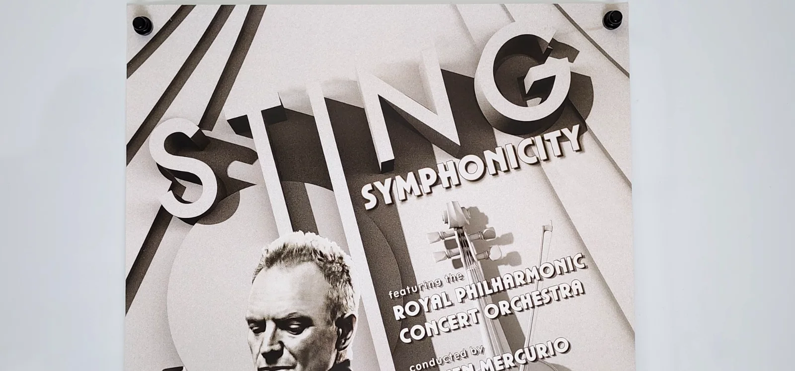 STING SYMPHONICITY Police Poster Litho 13x19, image 2