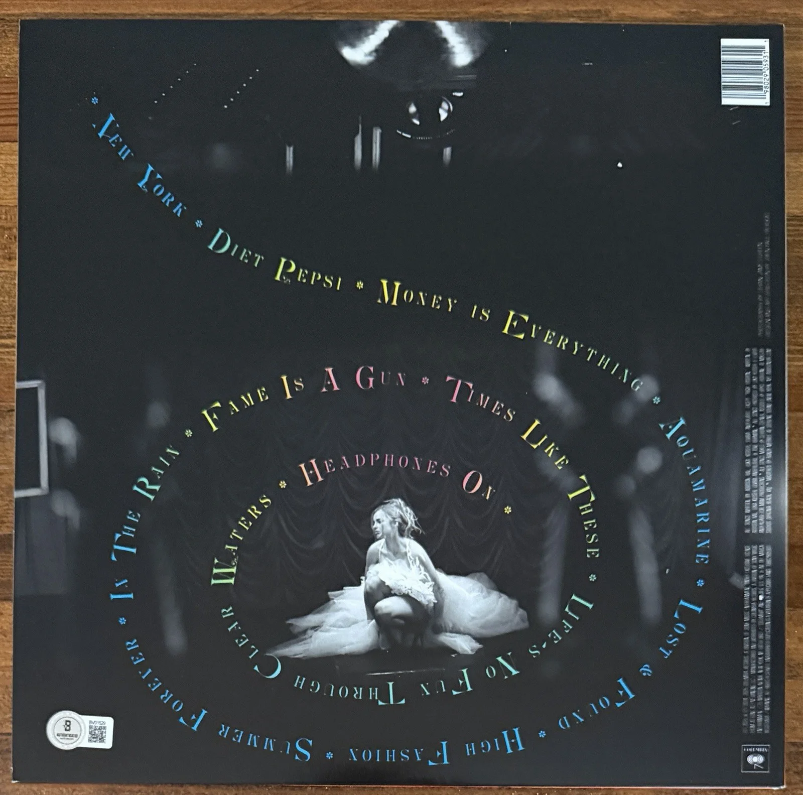SIGNED Addison Rae Addison AUTOGRAPH Cover Jacket Vinyl LP Beckett BAS COA Auto, image 3