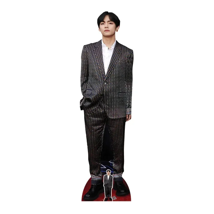 V and Suga Bangtan Boys Twin Pack Cardboard Cutouts K-Pop Standees **Damaged**, изображение 3
