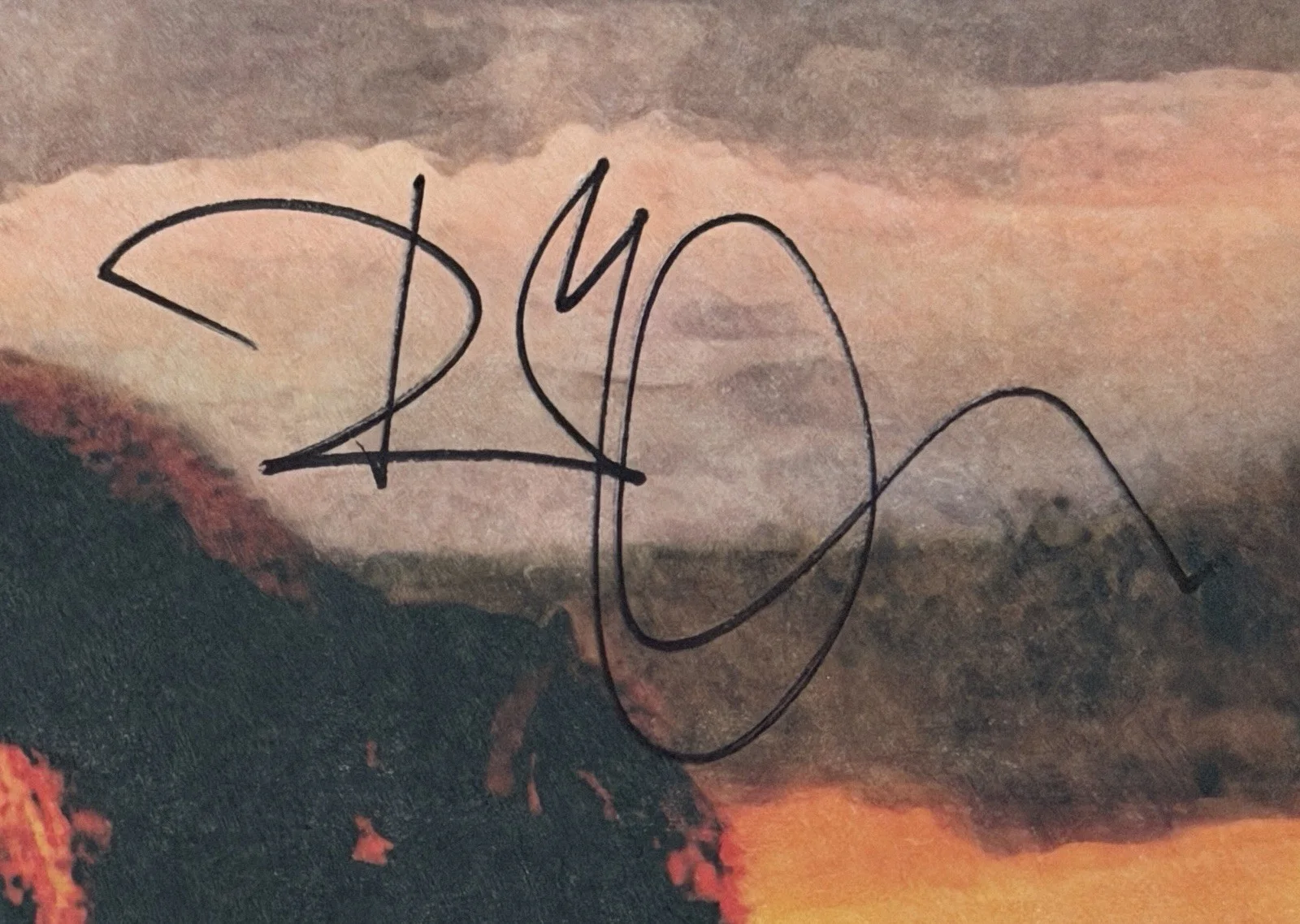 Robert Plant — LED ZEPPLIN Robert Plant SIGNED SAVING GRACE VINYL LP COVER AUTO BECKETT BAS COA, изображение 2