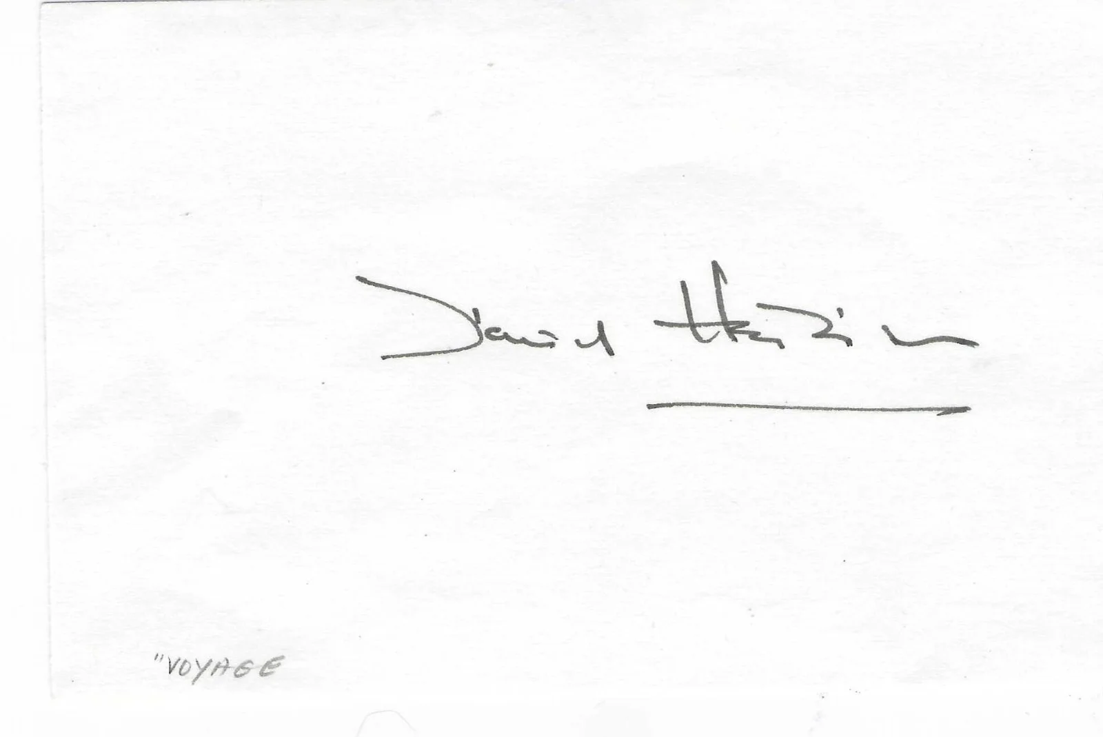 VOYAGE TO THE BOTTOM OF SEA cast signatures with 2 pics .... UACC COA .. rare, изображение 3