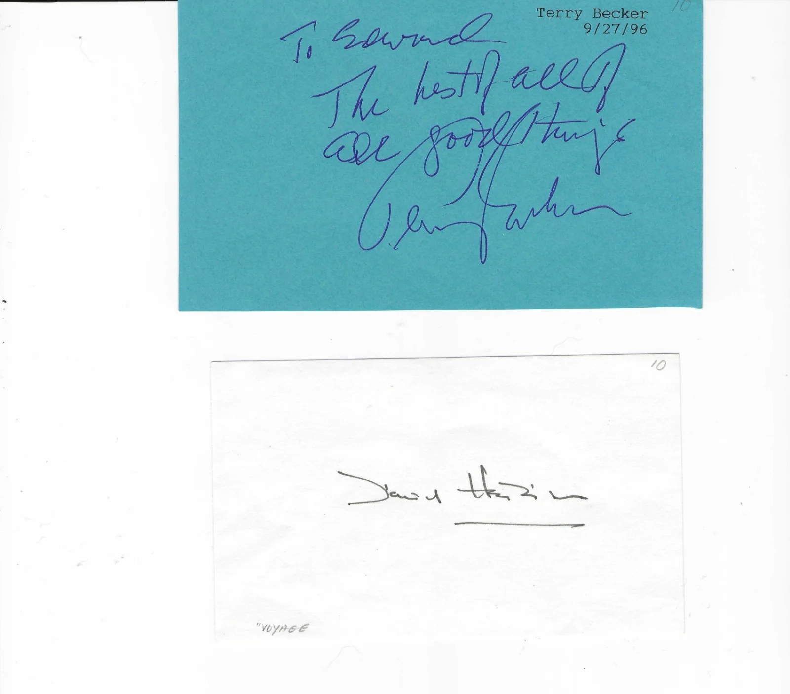 VOYAGE TO THE BOTTOM OF SEA cast signatures with 2 pics .... UACC COA .. rare, изображение 4