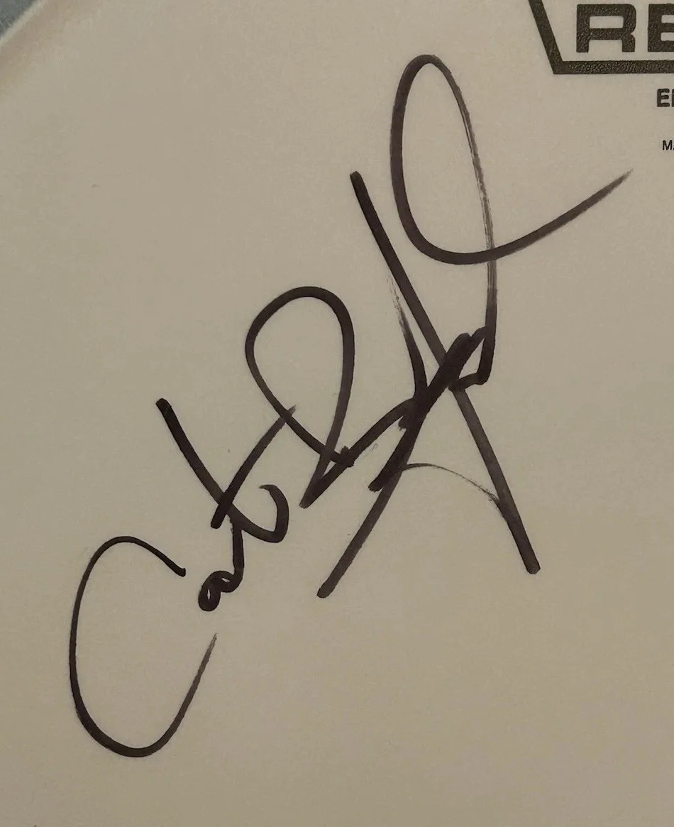 Carter Beauford Signed REMO 14" Drumhead Dave Matthews Band JSA, image 2