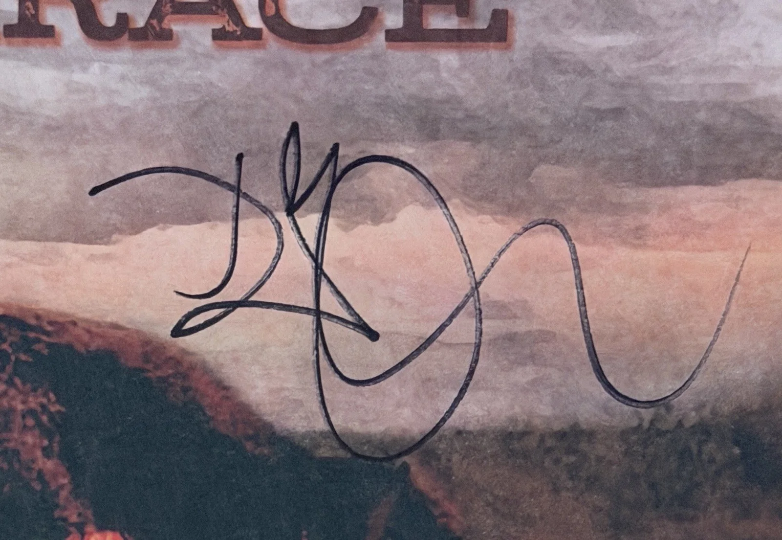 Robert Plant — ROBERT PLANT of LED ZEPPLIN SIGNED SAVING GRACE VINYL LP COVER BECKETT BAS COA, image 3