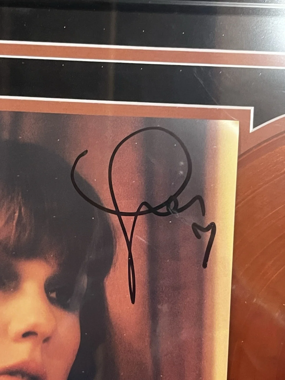 Taylor Swift Signed Autographed Midnights Album Vinyl Framed JSA COA, изображение 2