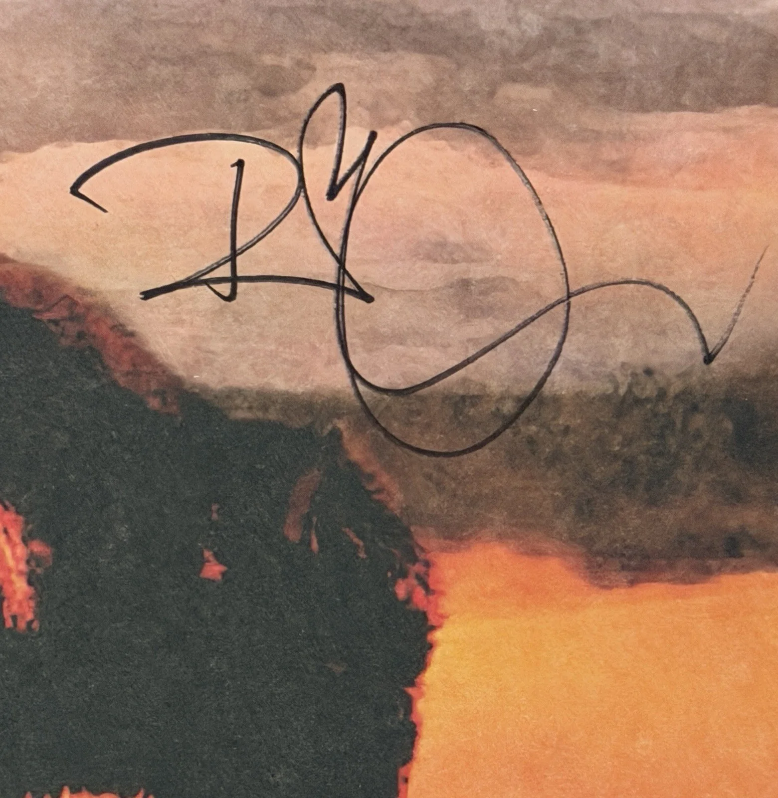 Robert Plant — ROBERT PLANT LED ZEPPLIN SIGNED SAVING GRACE VINYL LP COVER BECKETT BAS COA, изображение 3