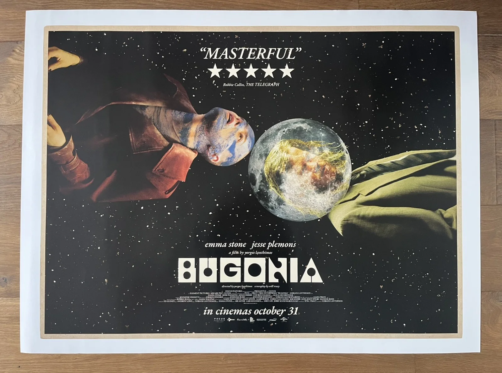 Bugonia (2025), Yorgos Lanthimos, Original UK Cinema Quad Poster 30"x40", image 2