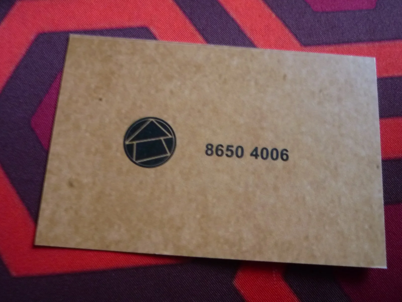 Replica prop boxed business card 1:1 scale squid game front back, image 5