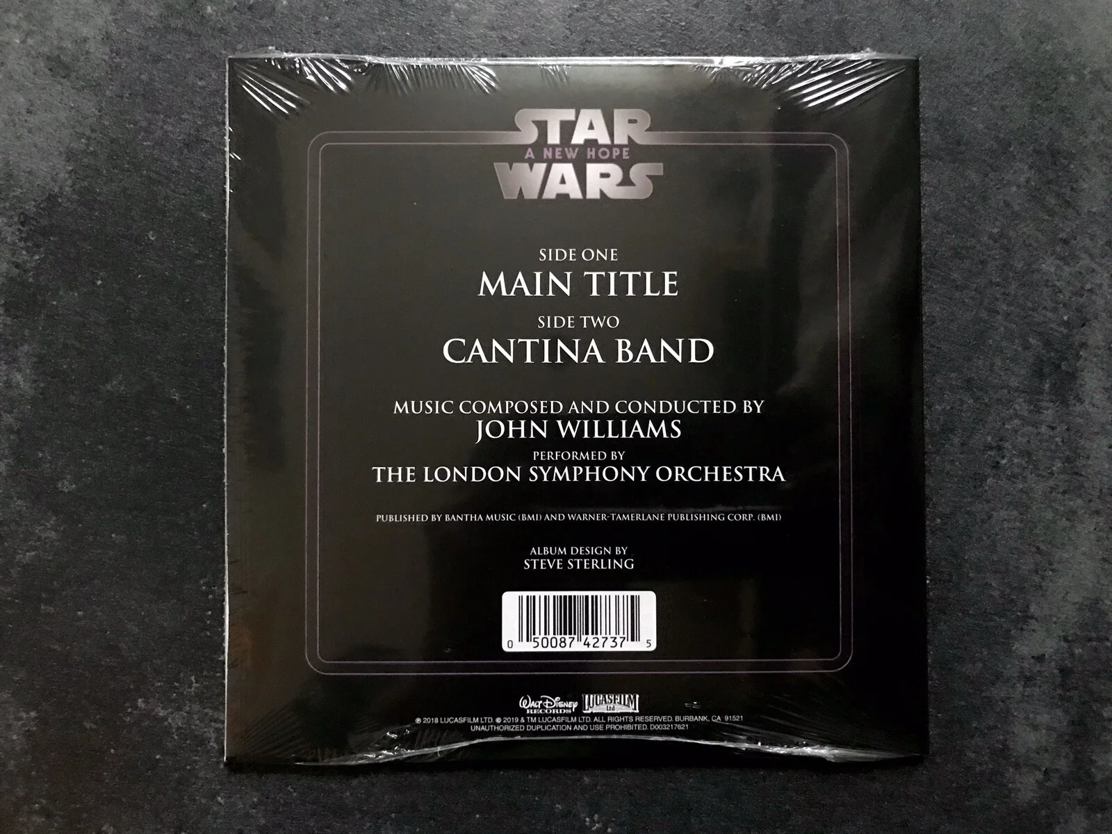 STAR WARS Movie 7in Coloured Vinyl Film MARK HAMIL HARRISON FORD ALEC GUINNESS, изображение 2