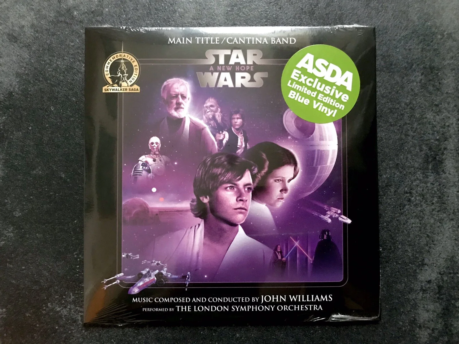 STAR WARS Movie 7in Coloured Vinyl Film MARK HAMIL HARRISON FORD ALEC GUINNESS, изображение 4