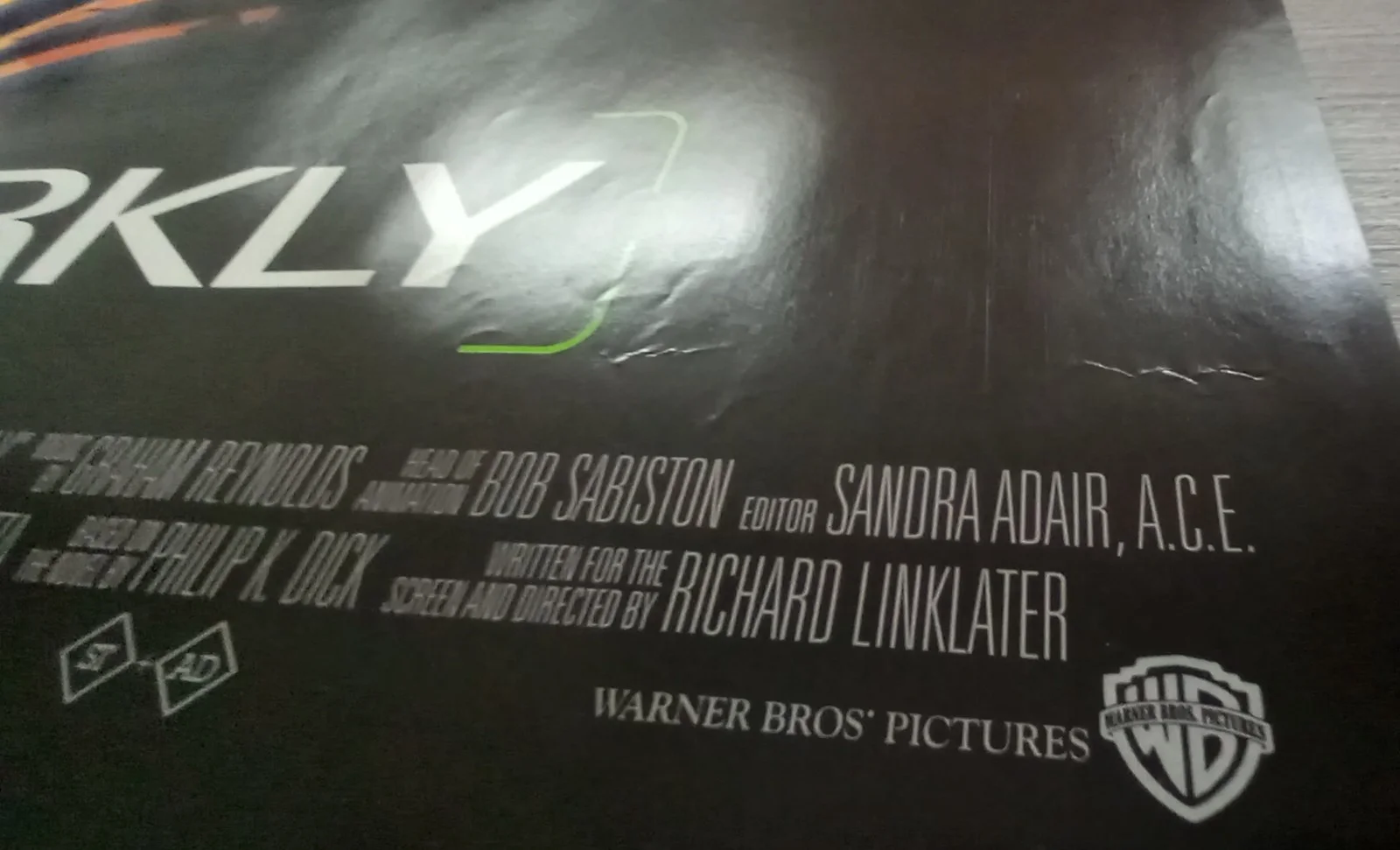 A Scanner Darkly (2006) D/S UK Quad Poster Keanu Reeves, Winona Ryder, Linklater, image 4