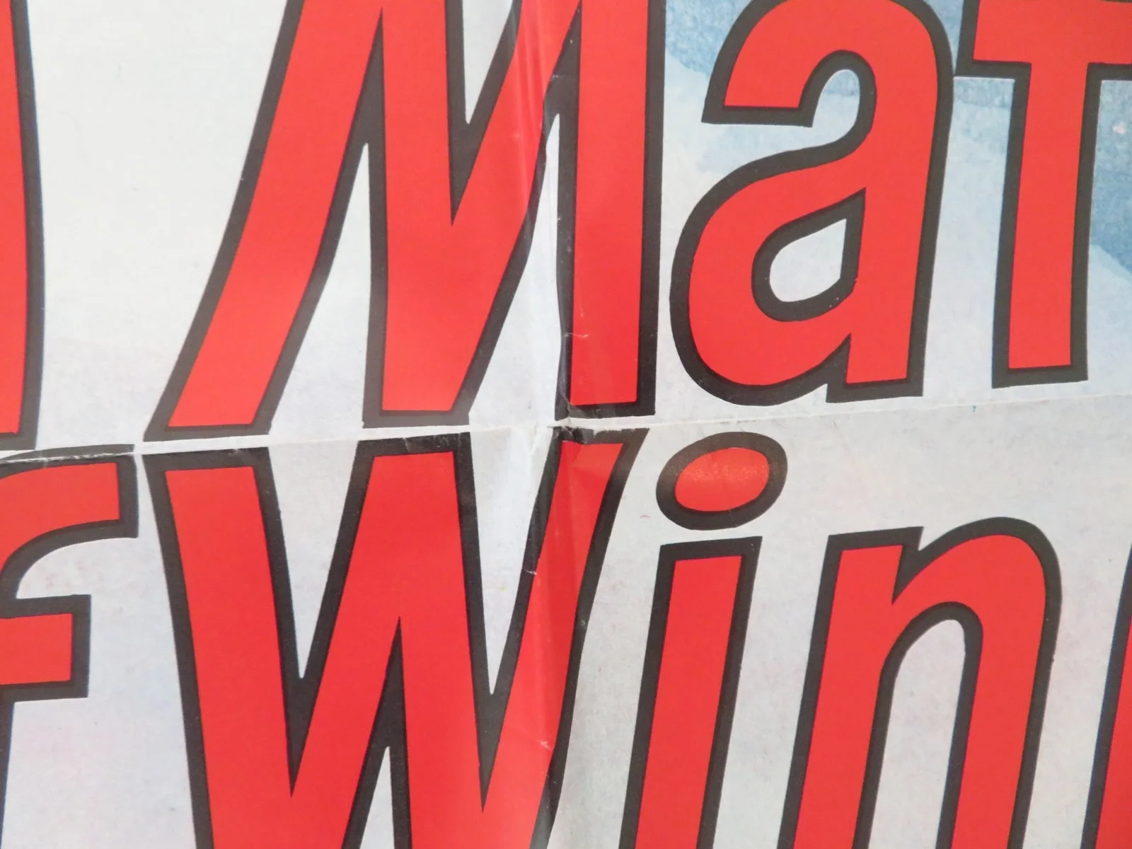 A MATTER OF WINNING FOLDED US ONE SHEET POSTER GORDON SHAFER PAMELA WHITNEY 1973, изображение 4
