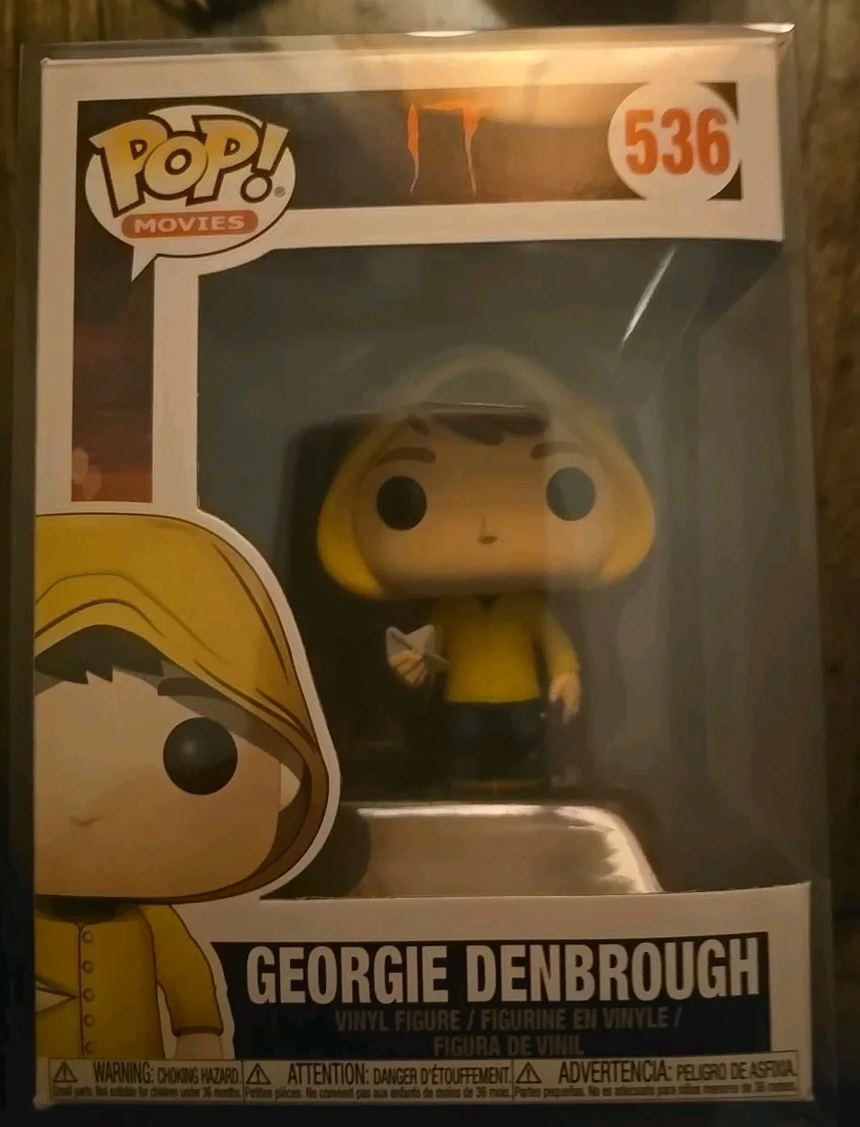 Autographed IT Movie Picture by Jackson Robert Scott w/Georgie Funko Pop 536 COA, изображение 4