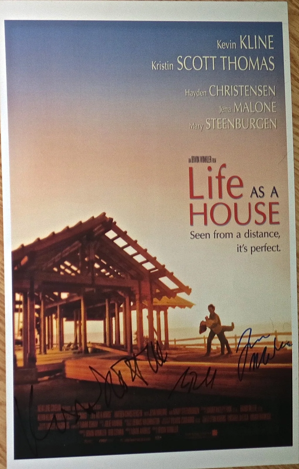 Kristin Scott Thomas, Jena Malone, Sam Robards — Kristin Scott Thomas, Jena Malone & Sam Robards signed 11x17 Poster. Exact Proof, image 5