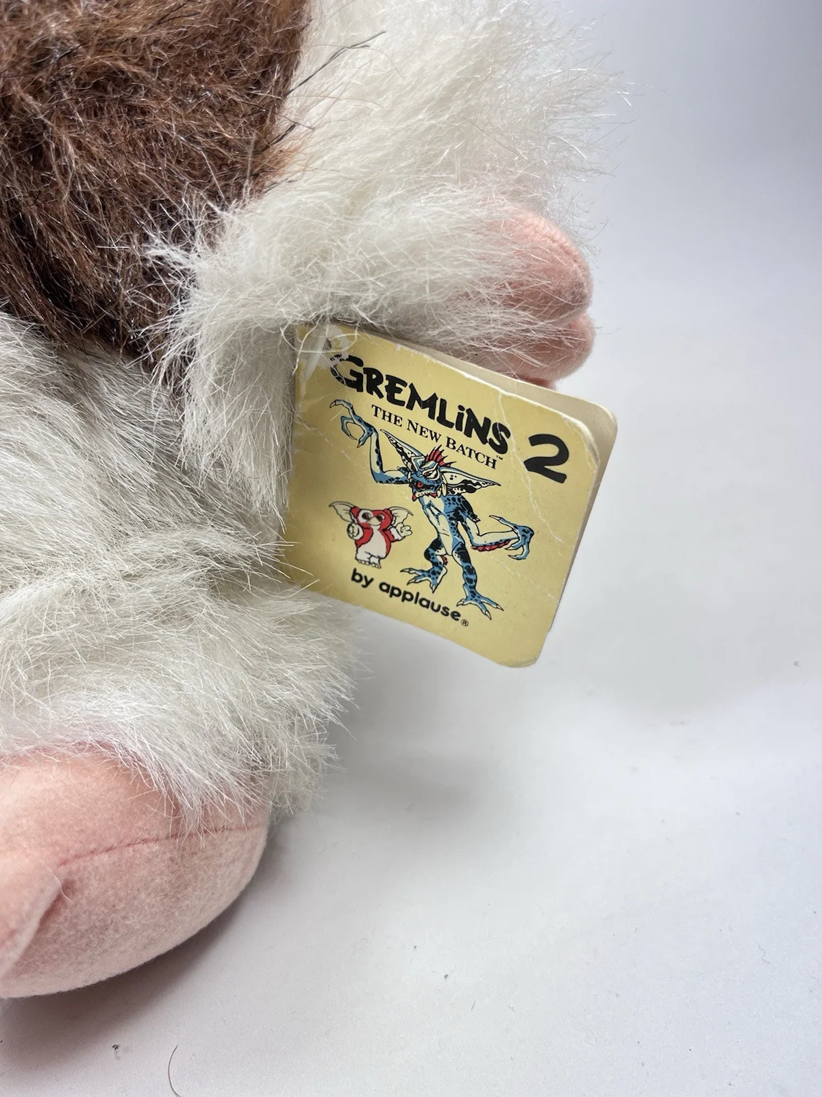 Official Gremlins 2 Gizmo Applause 1990 - Rare Vintage Plush Toy, изображение 4