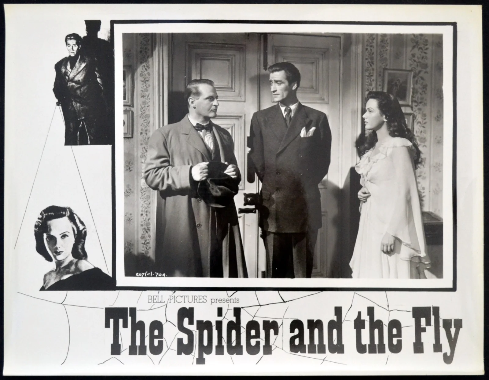 SPIDER AND THE FLY 1949 Eric Portman, Guy Rolfe, Nadia Gray LOBBY SET, изображение 2