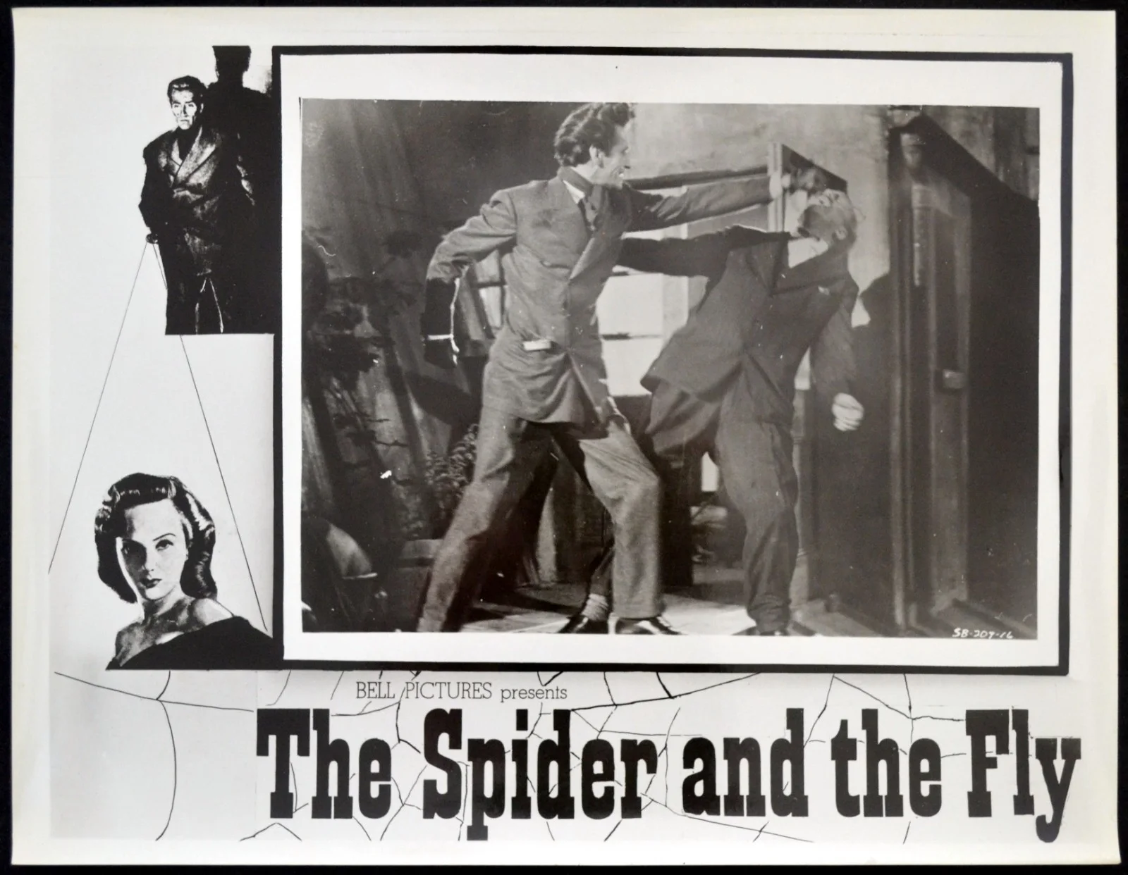 SPIDER AND THE FLY 1949 Eric Portman, Guy Rolfe, Nadia Gray LOBBY SET, изображение 4