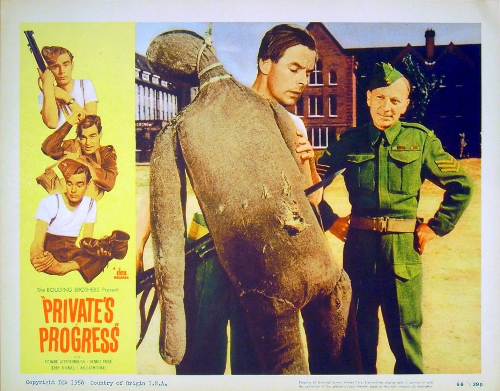 PRIVATE'S PROGRESS 1956 Ian Carmichael Richard Attenborough LOBBY SET, image 5