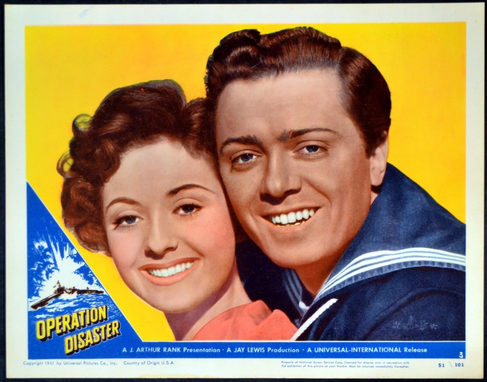 MORNING DEPARTURE 1950 John Mills, Richard Attenborough, Nigel Patrick LOBBY SET, изображение 3