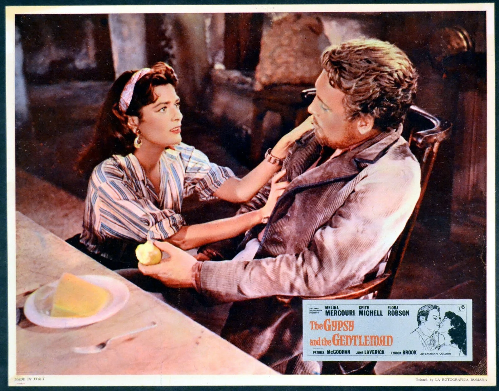 GYPSY AND THE GENTLEMAN 1958 Melina Mercouri, Keith Michell UK LOBBY SET, изображение 2