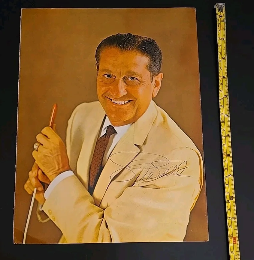 Lawrence Welk — Larence Welk SIGNED Promo Family Album Folder Bobby Burgess Etc