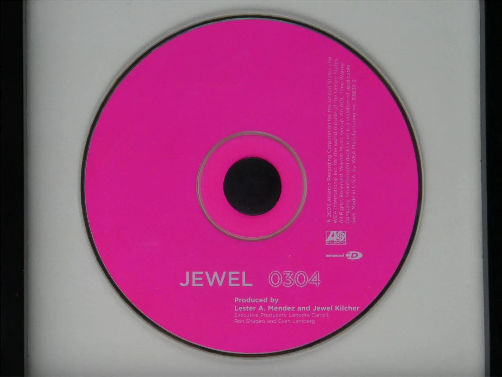 Jewel Signed CD Cover Framed Display Matted 0304, Autographed, 7.75x13.25, изображение 4