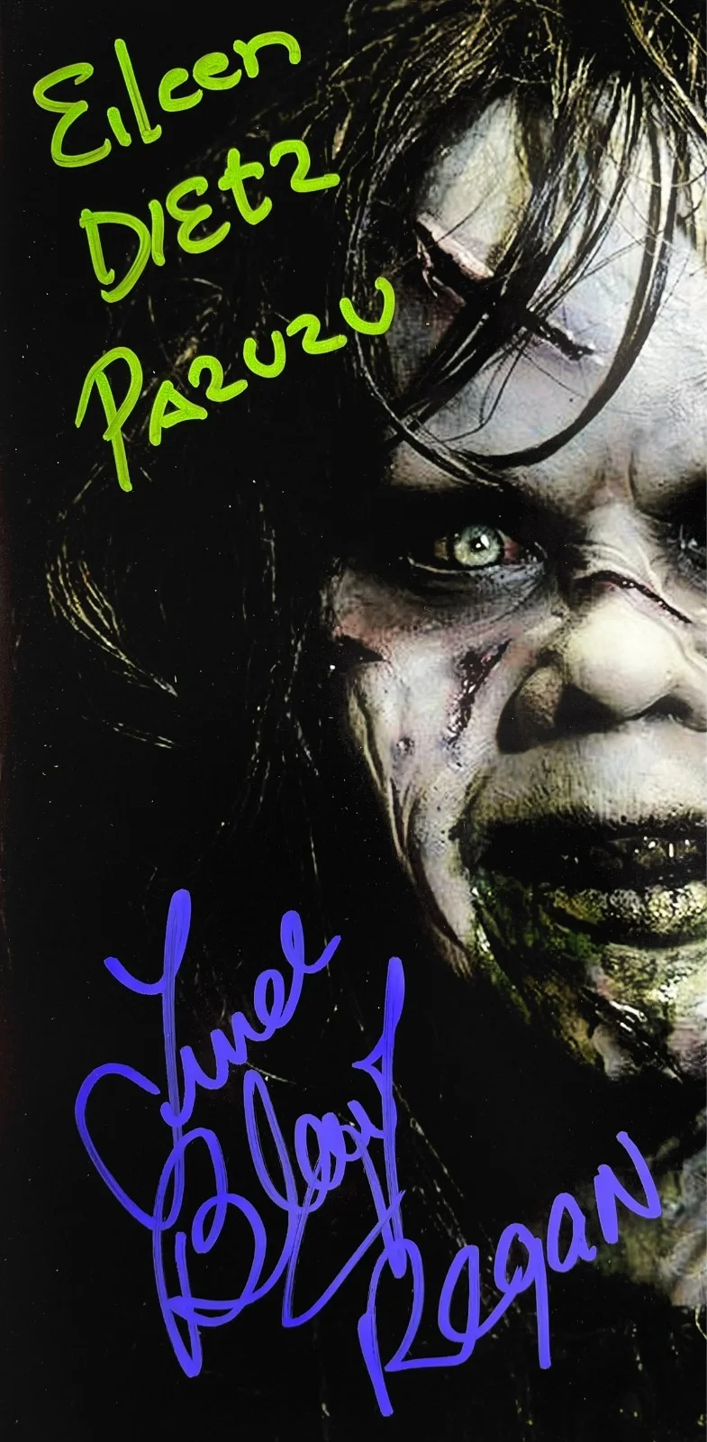 Linda Blair — Linda Blair & Eileen Dietz Signed The Exorcist 8x10 Photo Autograph JSA COA, image 2
