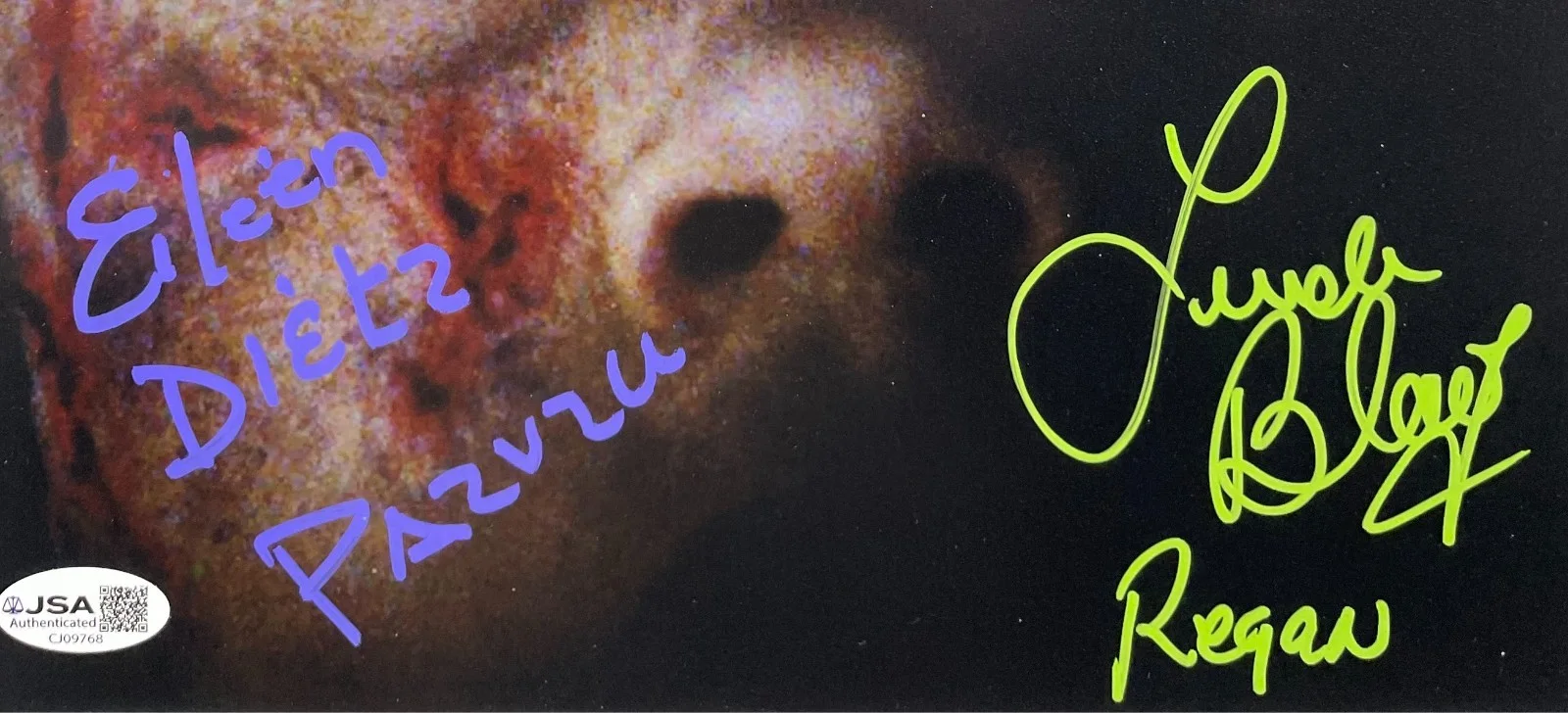 Linda Blair — Linda Blair & Eileen Dietz Signed The Exorcist 8x10 Photo Autograph JSA COA, image 2