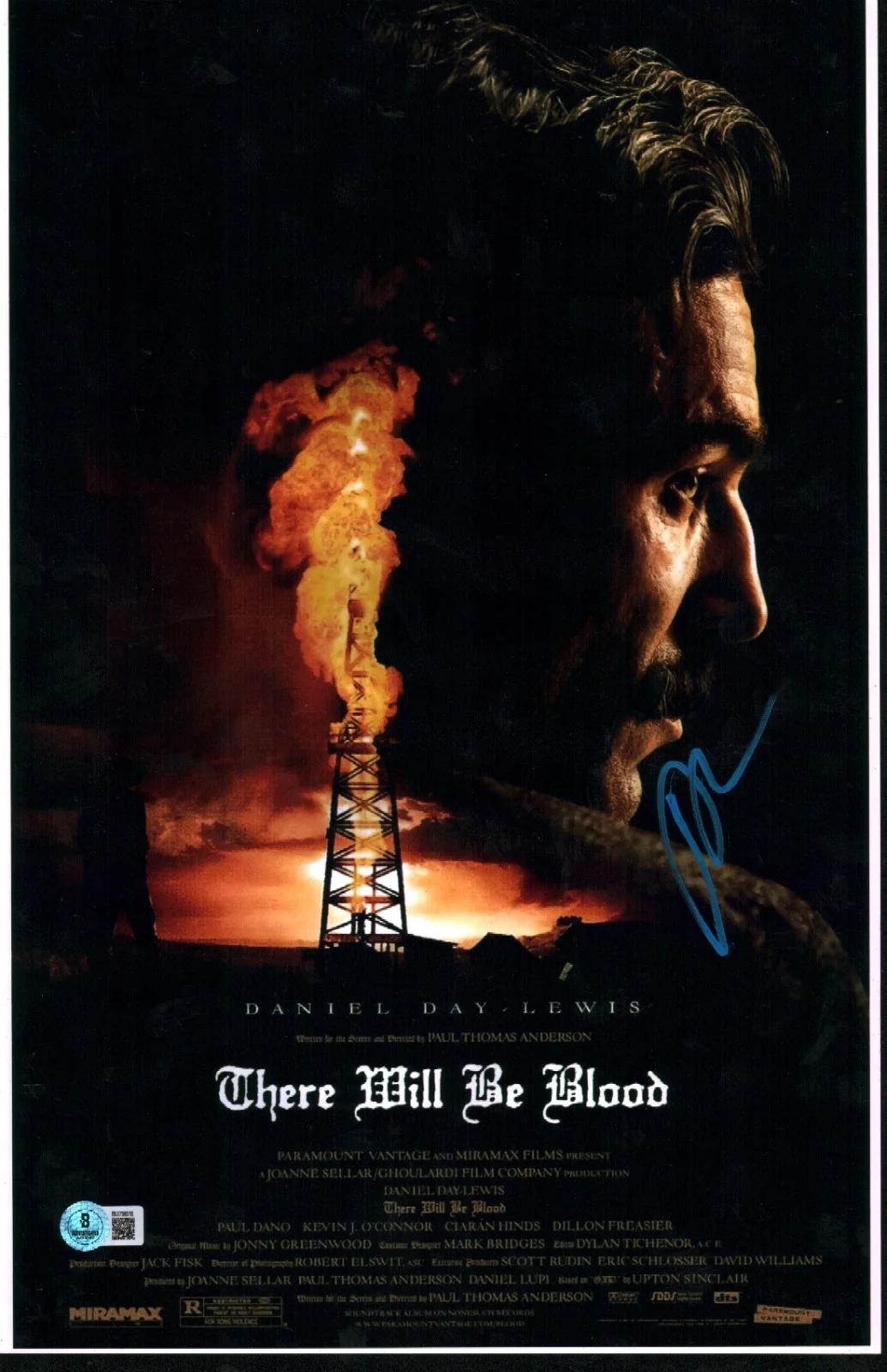 Paul Thomas Anderson — Paul Thomas Anderson Signed There Will Be Blood 11x17 Photo Poster BAS COA