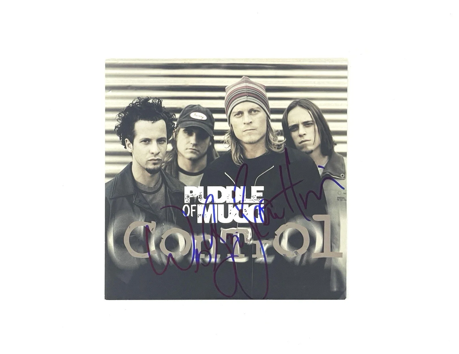 Puddle of Mudd Wes Scantlin Signed Autographed Control 7” Vinyl Record ACOA 🤘, image 3