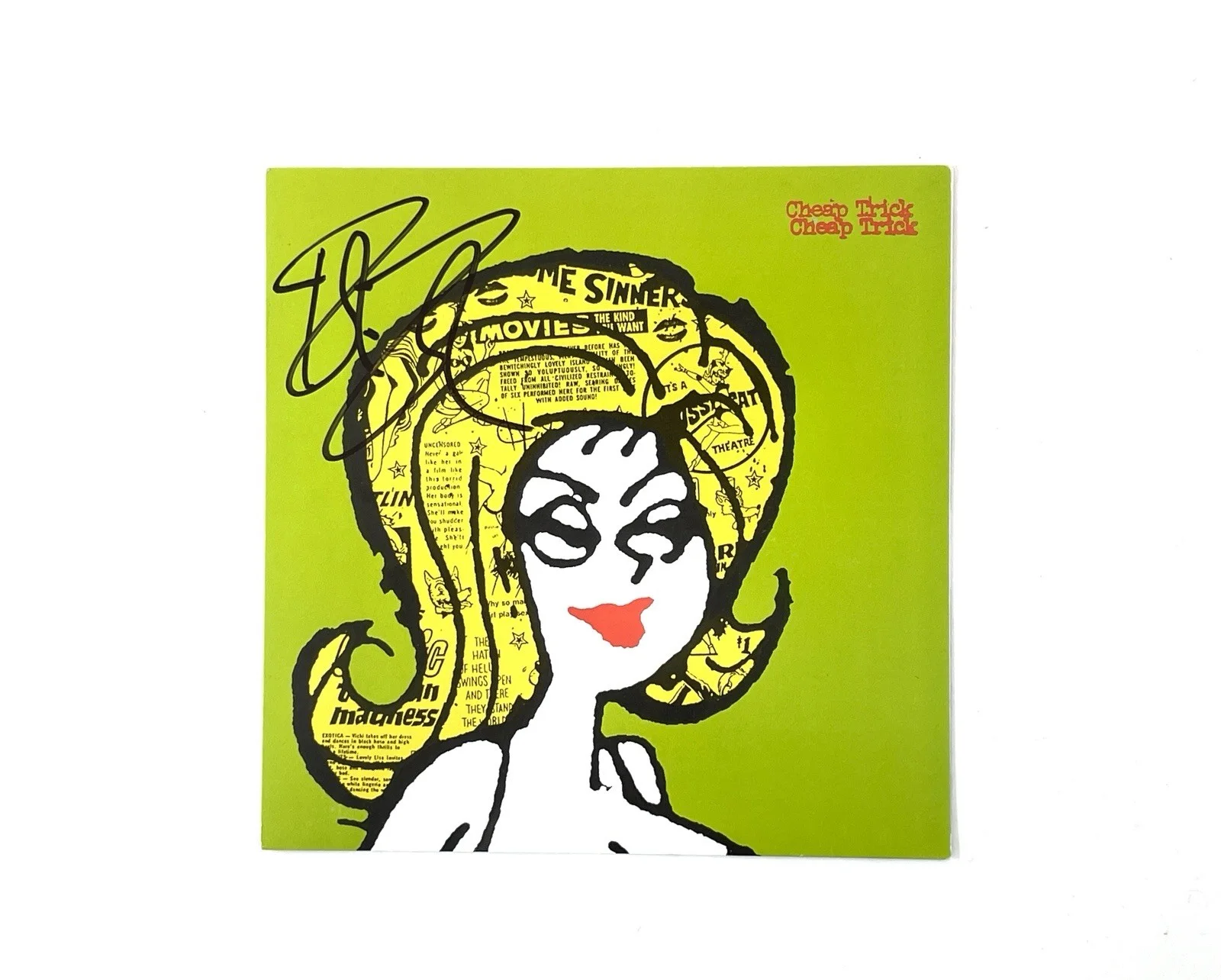 Cheap Trick Robin Zander Autographed Limited Edition Baby Talk 7” Vinyl Record, изображение 2