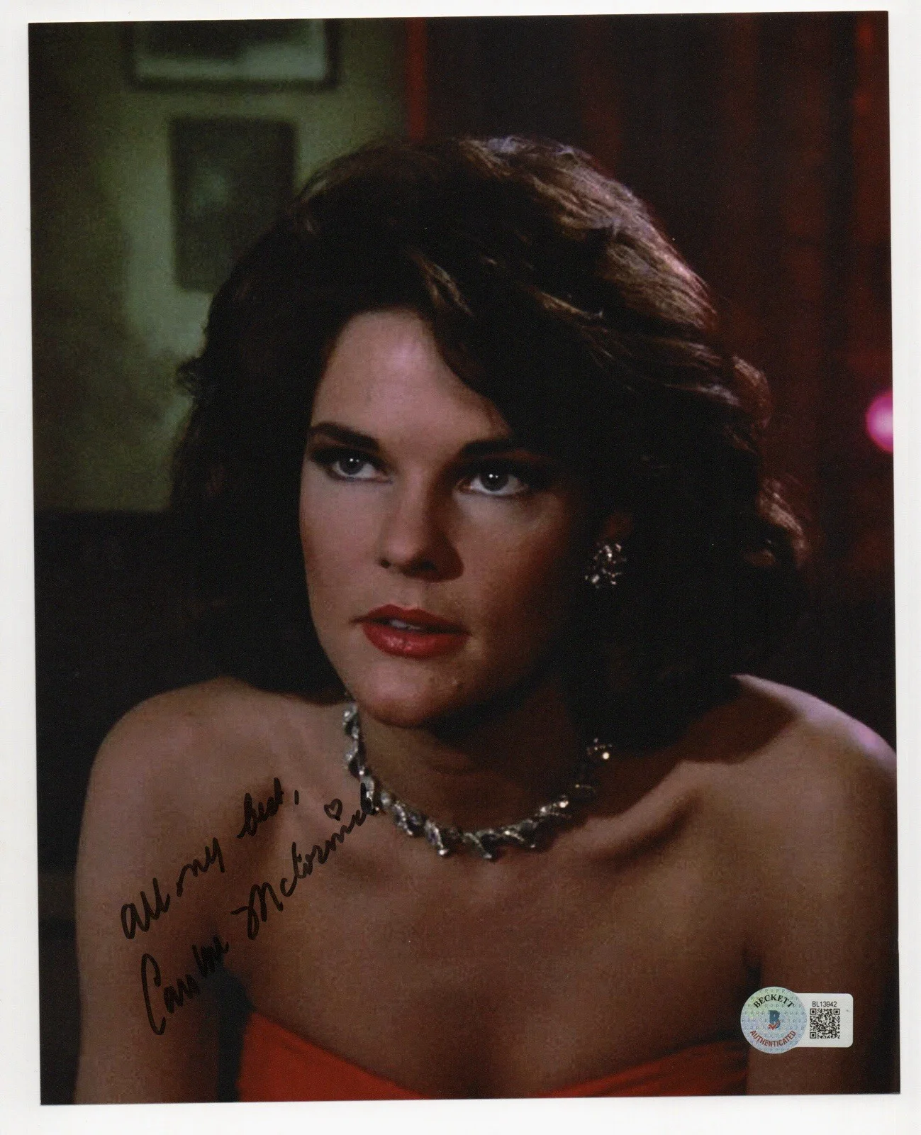 Carolyn McCormick — Carolyn McCormick autographed signed 8x10 photo Beckett BAS COA Sexy Star Trek
