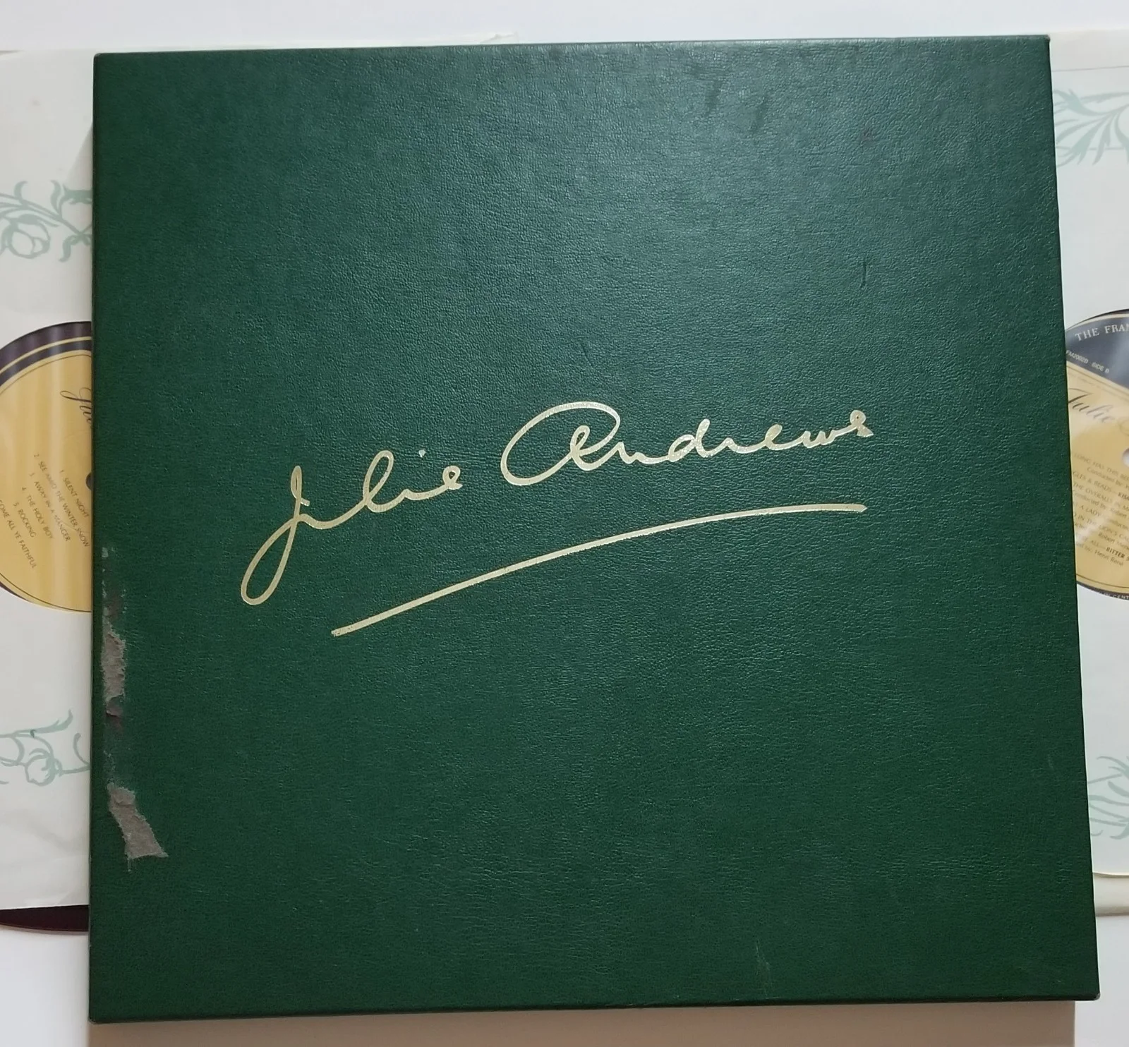 Julie Andrews SIGNED Ltd Ed Franklin Mint Company 2 Record Vinyl Box Set JSA COA, изображение 2