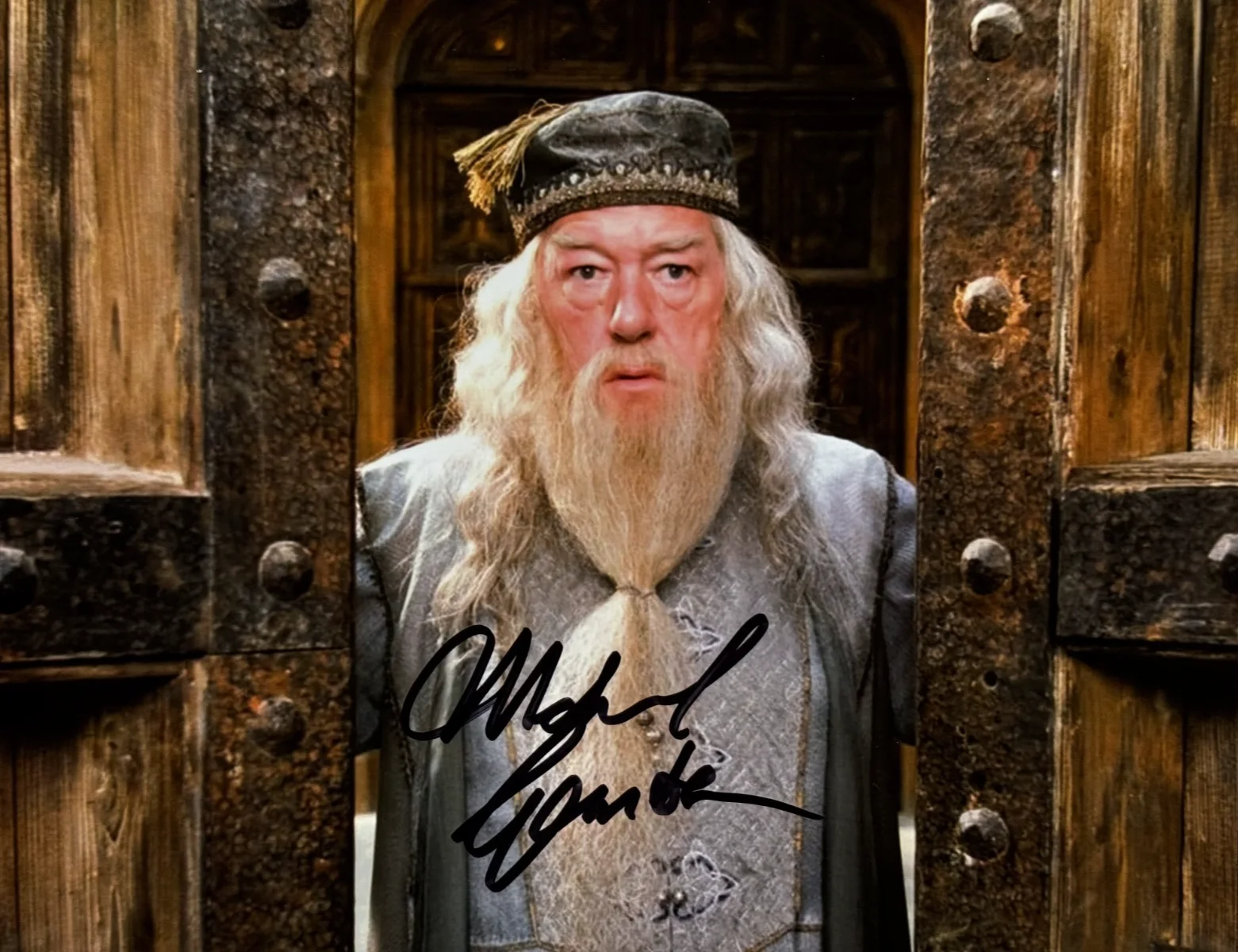 Michael Gambon — Michael Gambon Dumbledore Harry Potter Signed 8x10 Autographed Photo + COA