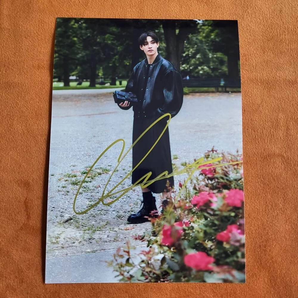 Stray Kids BANG CHAN Photo 5*7 K-POP Autographed Signed Collection 2024, image 4